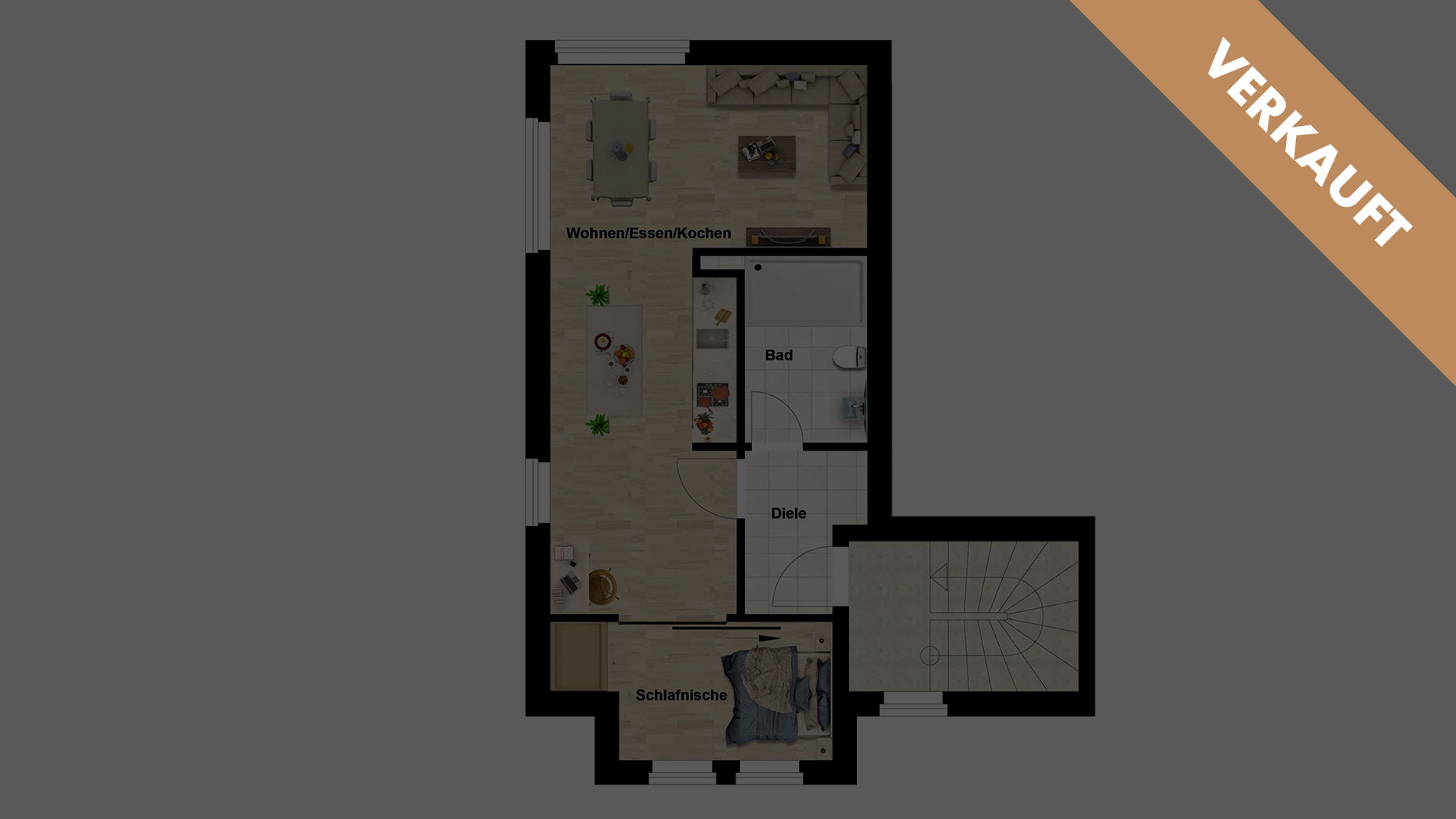 Wohnung 10 – 4.Obergeschoss / B